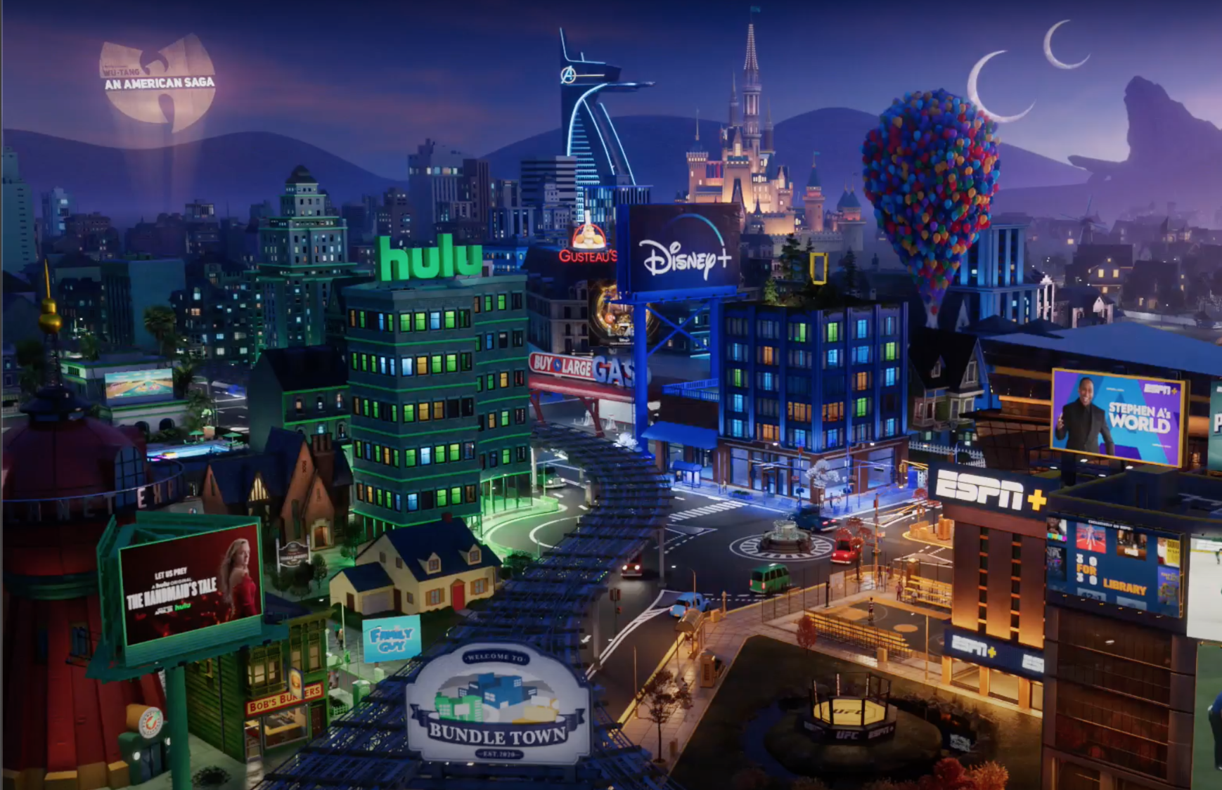 Reference: original spot Disney Bundle Town